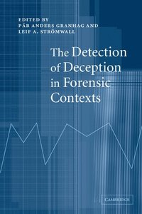 bokomslag The Detection of Deception in Forensic Contexts