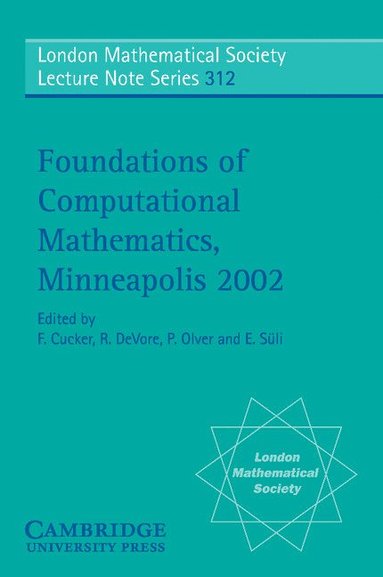 bokomslag Foundations of Computational Mathematics, Minneapolis 2002