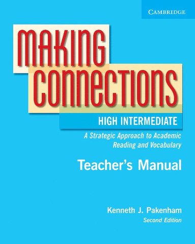 bokomslag Making Connections High Intermediate Teacher's Manual
