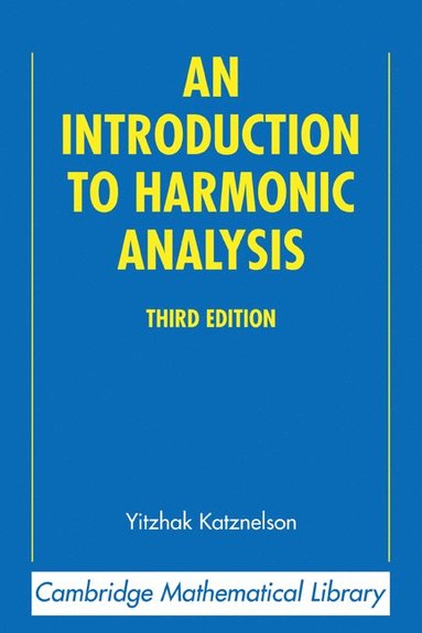 bokomslag An Introduction to Harmonic Analysis