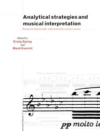bokomslag Analytical Strategies and Musical Interpretation