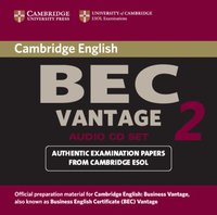 bokomslag Cambridge BEC Vantage 2 Audio CD