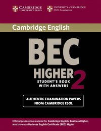 bokomslag Cambridge BEC 2 Higher Student's Book with Answers