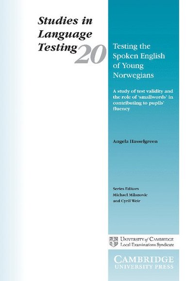 bokomslag Testing the Spoken English of Young Norwegians