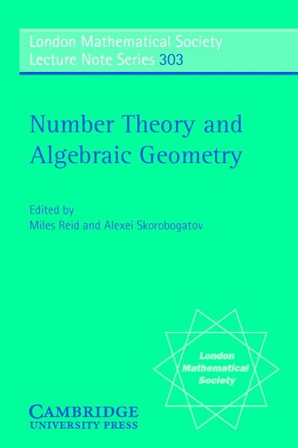 Number Theory and Algebraic Geometry 1