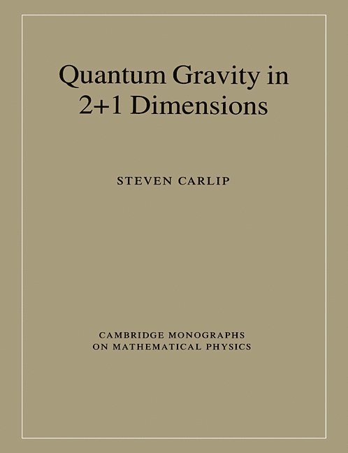 Quantum Gravity in 2+1 Dimensions 1