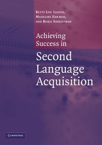 bokomslag Achieving Success in Second Language Acquisition