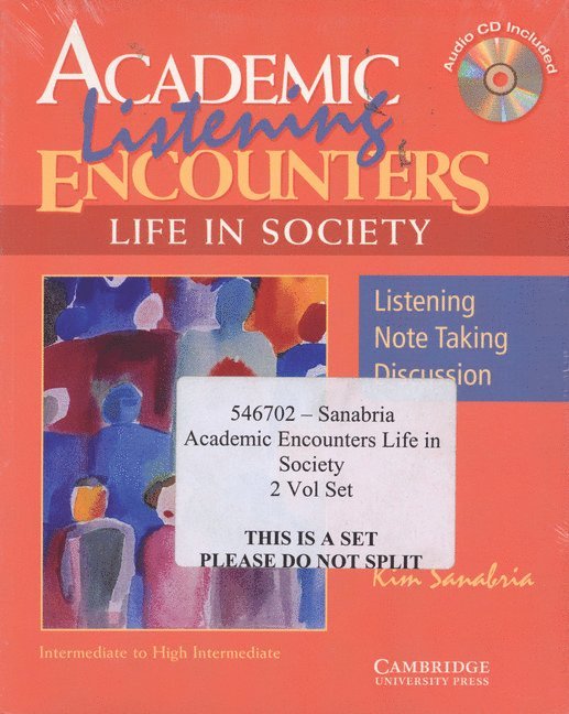 Academic Encounters Life in Society 2 Book Set (Reading Student's Book and Listening Student's Book with Audio CD) 1