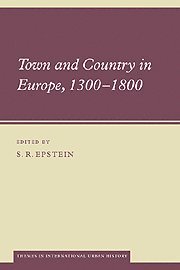 S. R. (London School of Economics and Political Science) Epstein, Peter Clark, David Reeder, S. R. Epstein - Town and Country in Europe, 1300–1800, Häftad