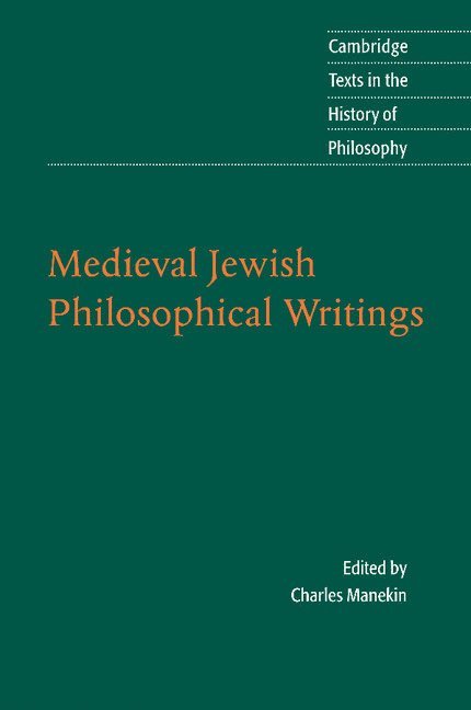 Medieval Jewish Philosophical Writings 1