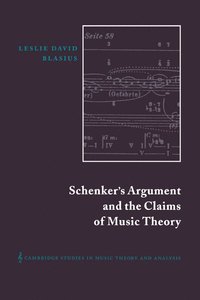 bokomslag Schenker's Argument and the Claims of Music Theory