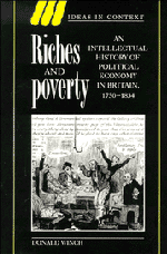 Donald Winch - Riches and Poverty, Inbunden