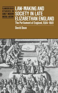 bokomslag Law-Making and Society in Late Elizabethan England