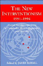 bokomslag The New Interventionism, 1991-1994