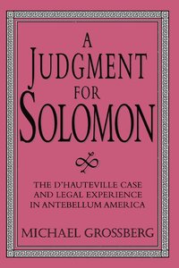 bokomslag A Judgment for Solomon
