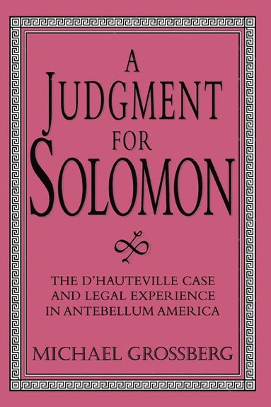 bokomslag A Judgment for Solomon