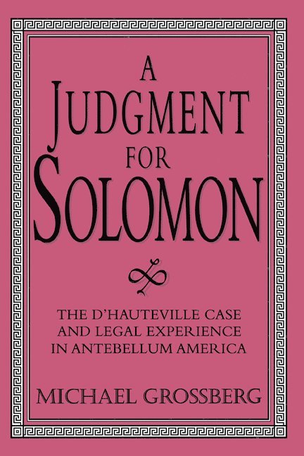 A Judgment for Solomon 1