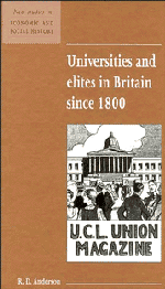 bokomslag Universities and Elites in Britain since 1800