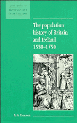 R. A. Houston - The Population History of Britain and Ireland 1500-1750, Inbunden