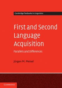 bokomslag First and Second Language Acquisition