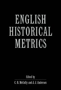 bokomslag English Historical Metrics
