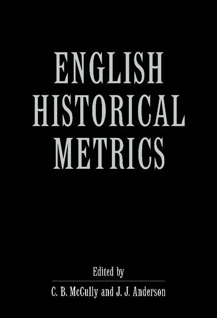 English Historical Metrics 1
