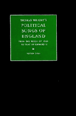 bokomslag Thomas Wright's Political Songs of England