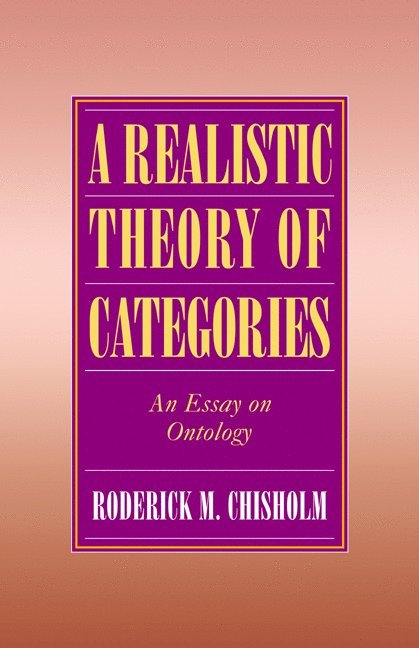 A Realistic Theory of Categories 1