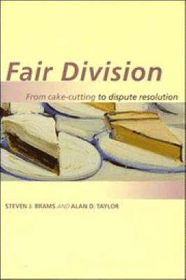 Steven J. (New York University) Brams, New York) Taylor, Alan D. (Union College, Steven J. Brams, Alan D. Taylor - Fair Division, Häftad