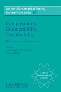 bokomslag Computability, Enumerability, Unsolvability