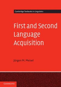 bokomslag First and Second Language Acquisition