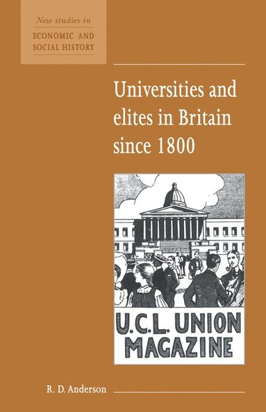 R. D. Anderson, Maurice Kirby - Universities and Elites in Britain since 1800, Häftad