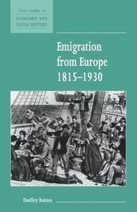 bokomslag Emigration from Europe 1815-1930