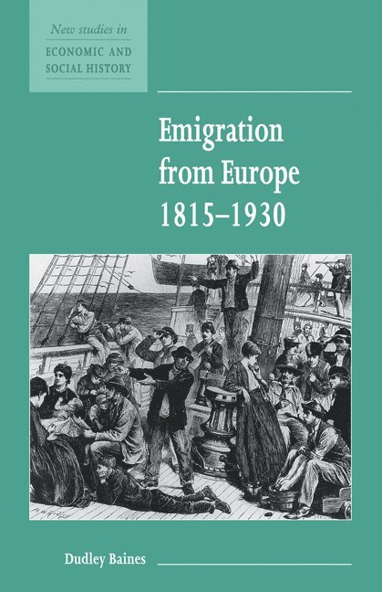 Emigration from Europe 1815-1930 1