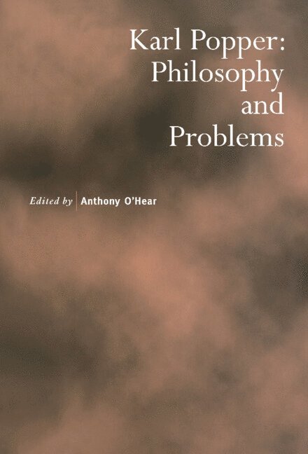 Anthony (University of Bradford) O'Hear, Anthony O'Hear - Karl Popper, Häftad