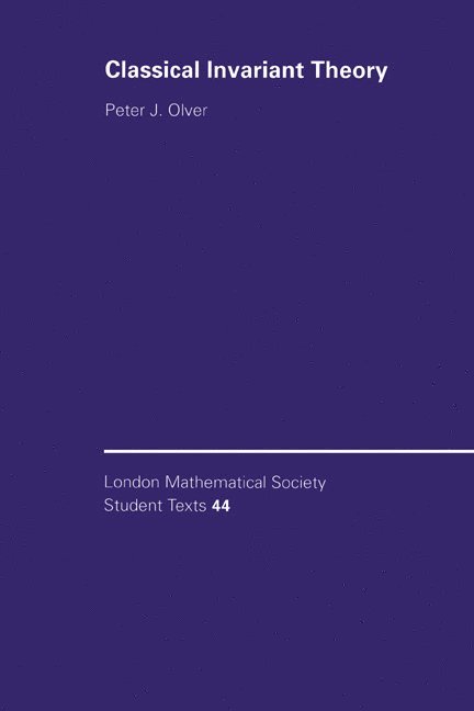 Peter J. (University of Minnesota) Olver, Peter J. Olver, C. M. Series, J. W. Bruce - Classical Invariant Theory, Häftad