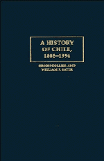 Simon Collier, William F. Sater - A History of Chile, 1808-1994, Inbunden