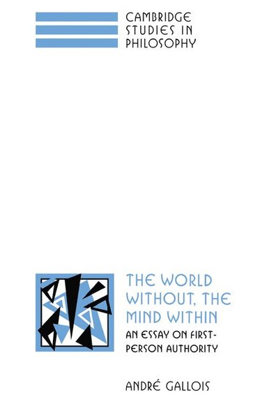 bokomslag The World Without, the Mind Within