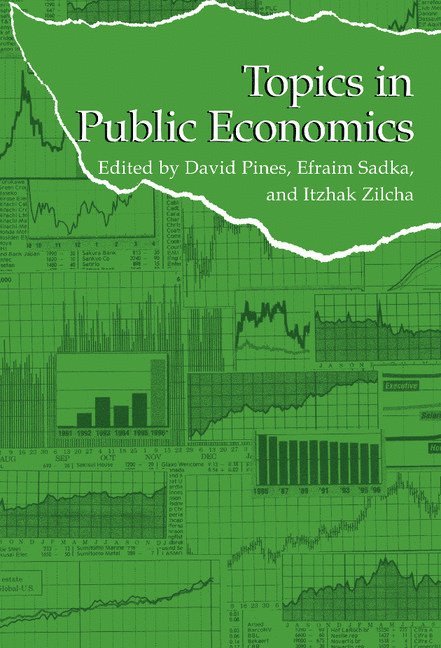 David Pines, Itzhak Zilcha, Efraim Sadka - Topics in Public Economics: Theoretical and Applied Analysis, Inbunden