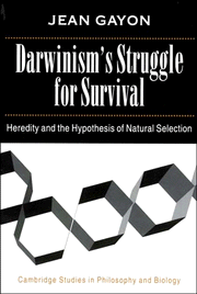 Darwinism's Struggle for Survival 1