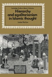 bokomslag Hierarchy and Egalitarianism in Islamic Thought