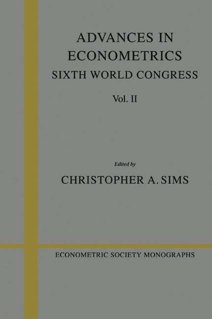 Christopher A. Sims, Connecticut) Sims, Christopher A. (Yale University - Advances in Econometrics: Volume 2, Häftad