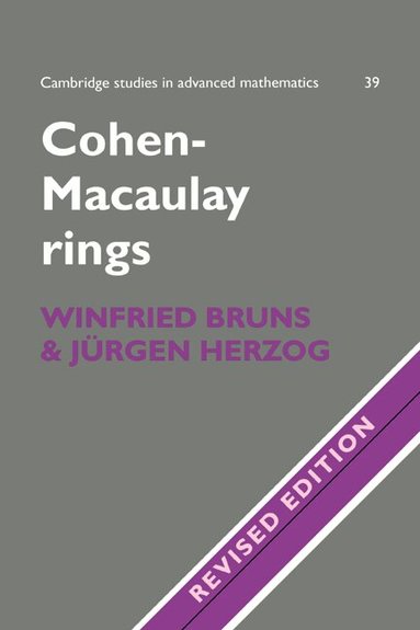 Winfried Bruns, H. Jürgen Herzog - Cohen-Macaulay Rings, Häftad