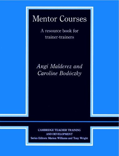Angi Malderez, Caroline Bodsczky - Mentor Courses, Häftad