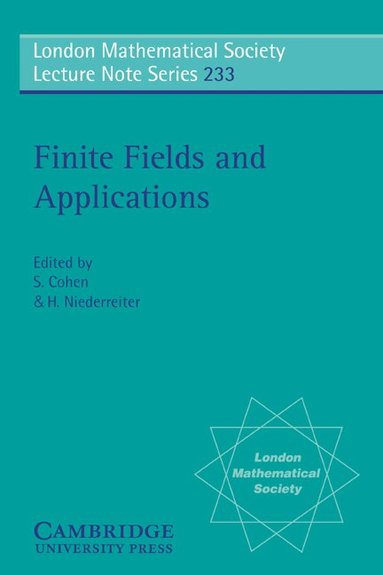 S. Cohen, H. Niederreiter - Finite Fields and Applications, Häftad