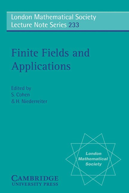 Finite Fields and Applications 1