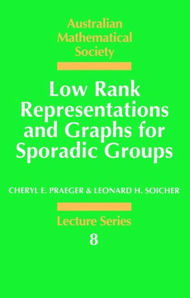 bokomslag Low Rank Representations and Graphs for Sporadic Groups