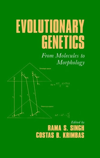 Rama S. Singh, Costas B. Krimbas - Evolutionary Genetics, Inbunden