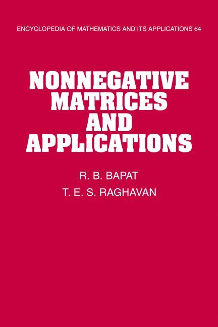 Nonnegative Matrices and Applications 1