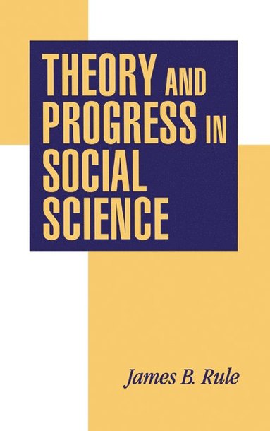 bokomslag Theory and Progress in Social Science